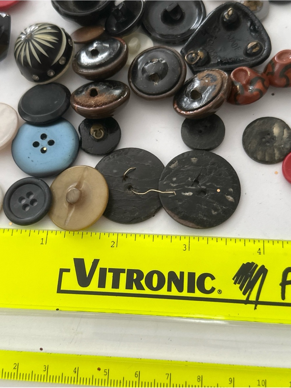 Lot Antique Bakelite Shell Coat Sewing Buttons Collection - Picture 15 of 16